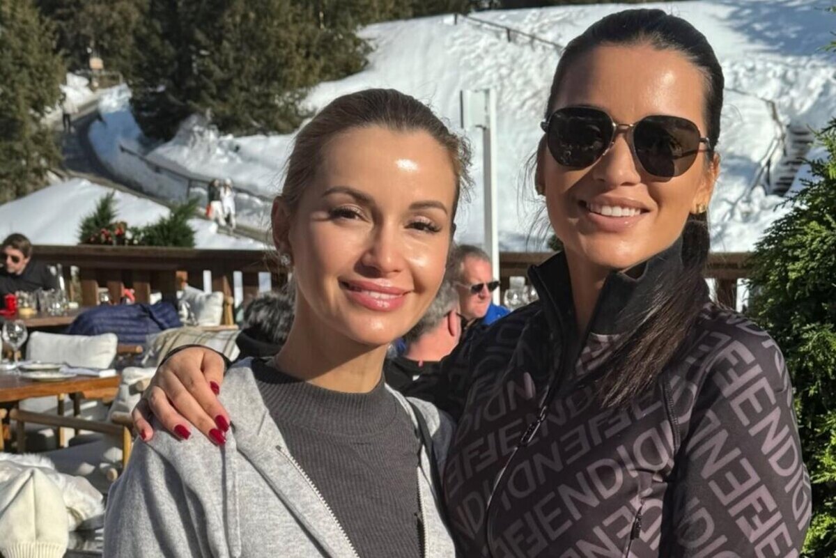    Ольга Орлова и Ксения Бородина в Куршевеле соцсети