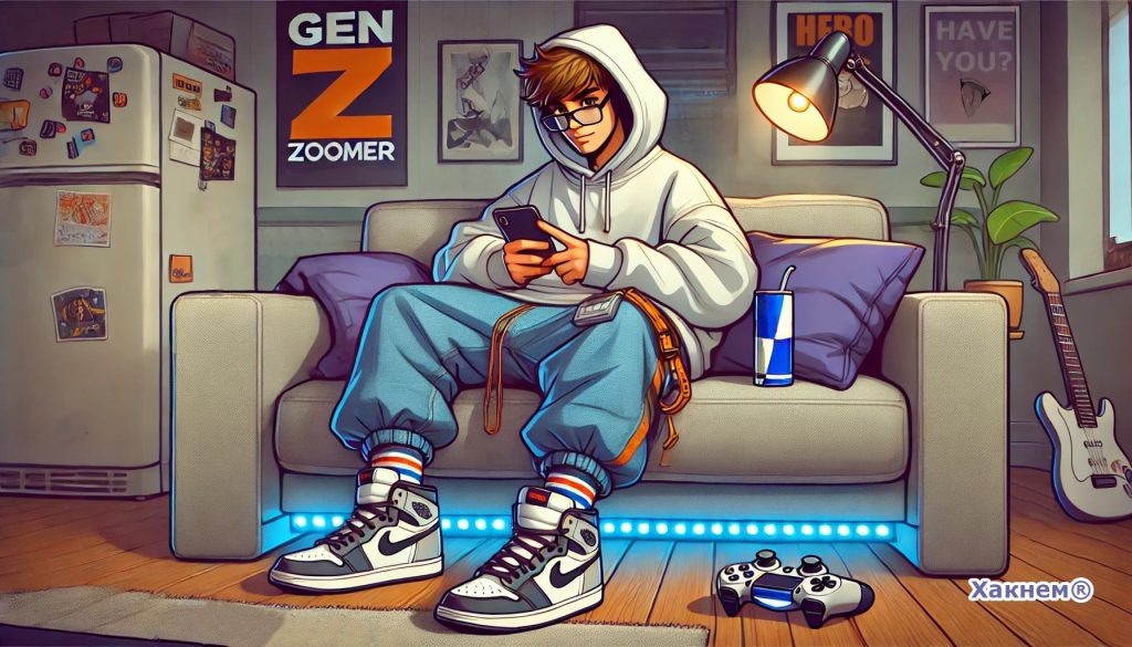 Зумер в худи.