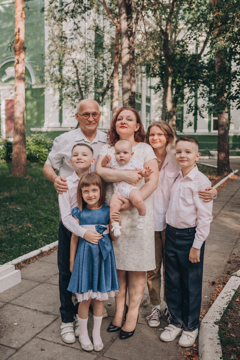 Маргарита Шакирова и ее семья