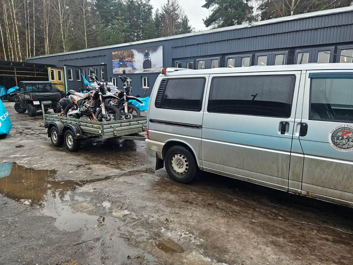 Загрузили вчера мотоциклы