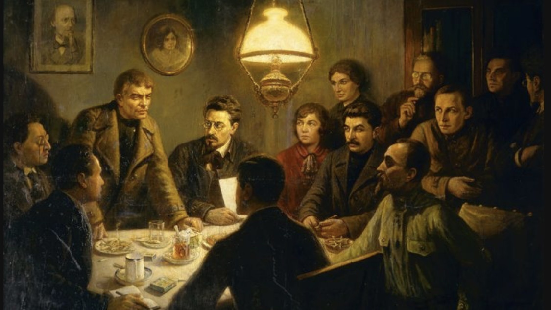 «Решение о вооружённом восстании на заседании ЦК РСДРП(б) 23 октября 1917 года» В.Пчёлин. 1933 г.