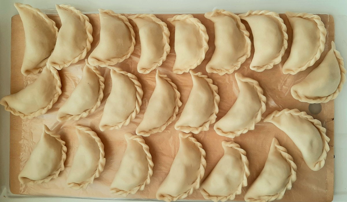 Вареники с картошкой и ароматом лета