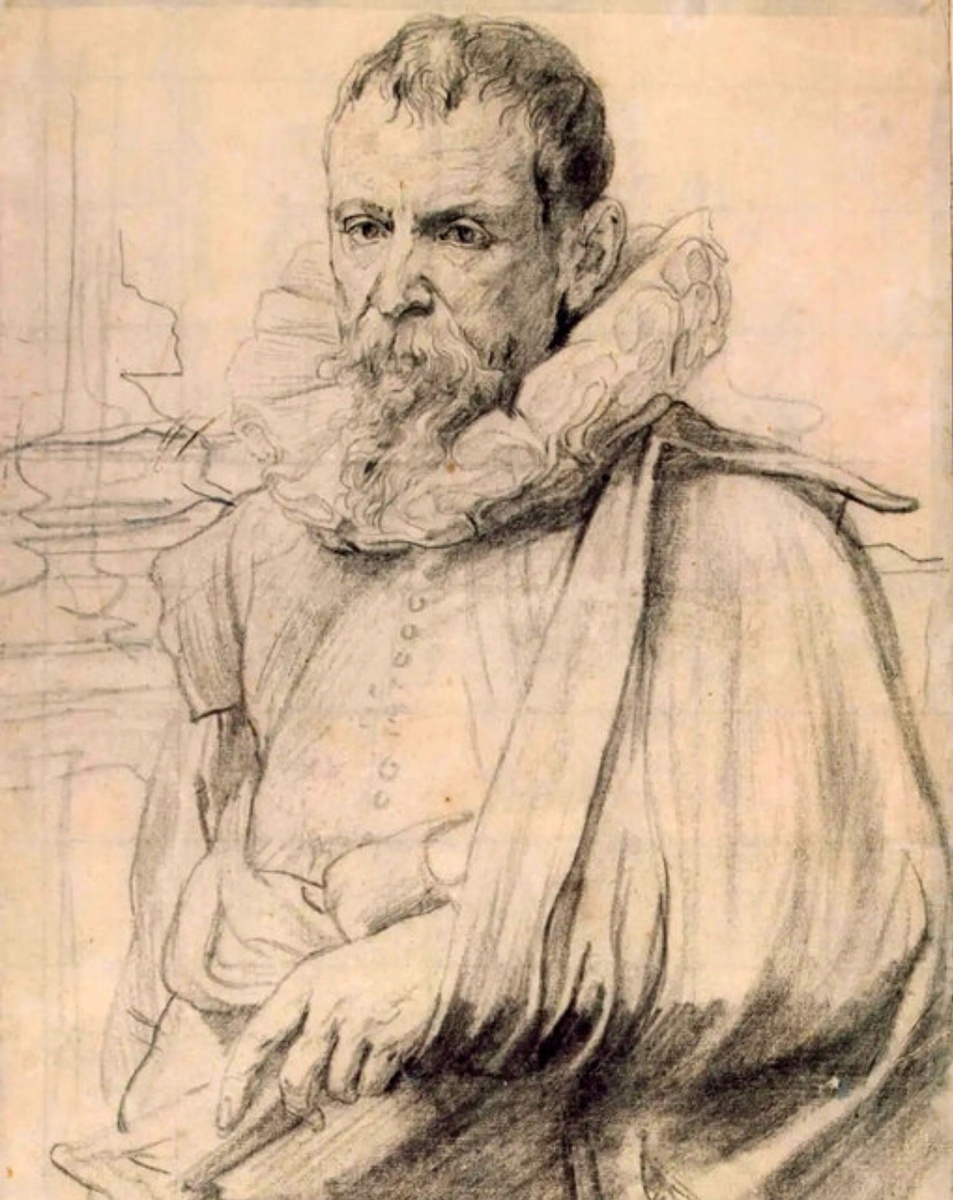 Художник Ван Дейк. Портрет Питера Брейгеля Младшего.