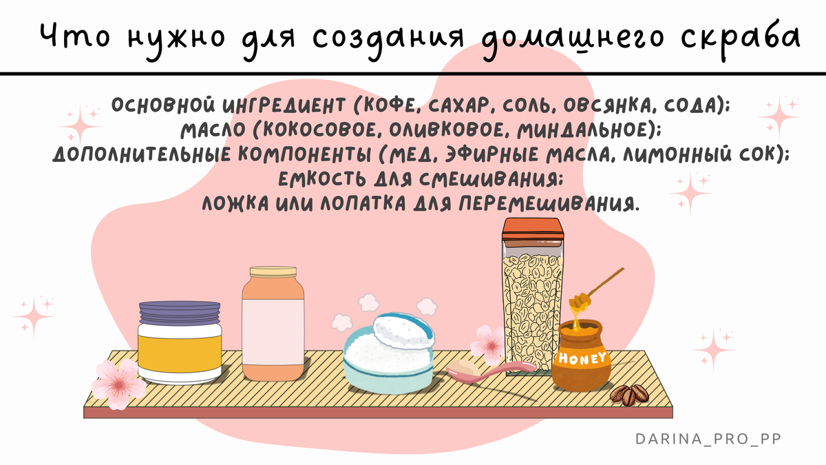 скраб в домашних условиях