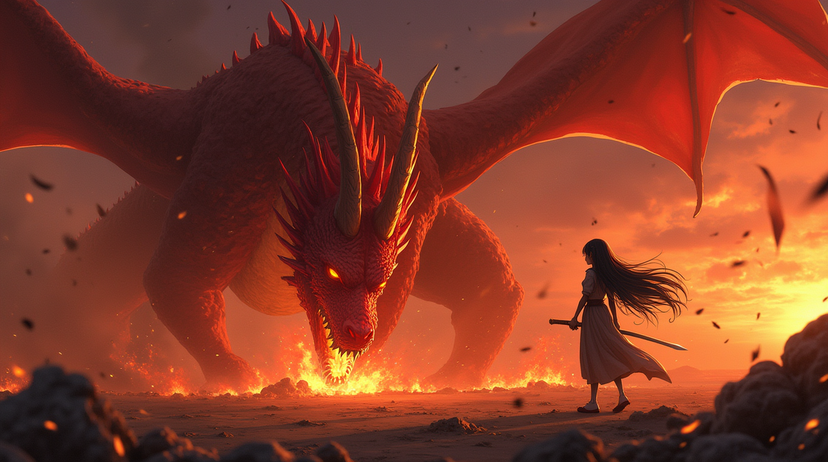 Красный дракон умирает