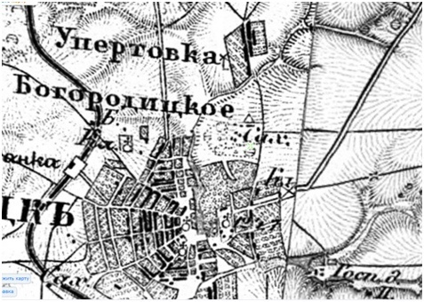 Фрагмент карты Шуберта