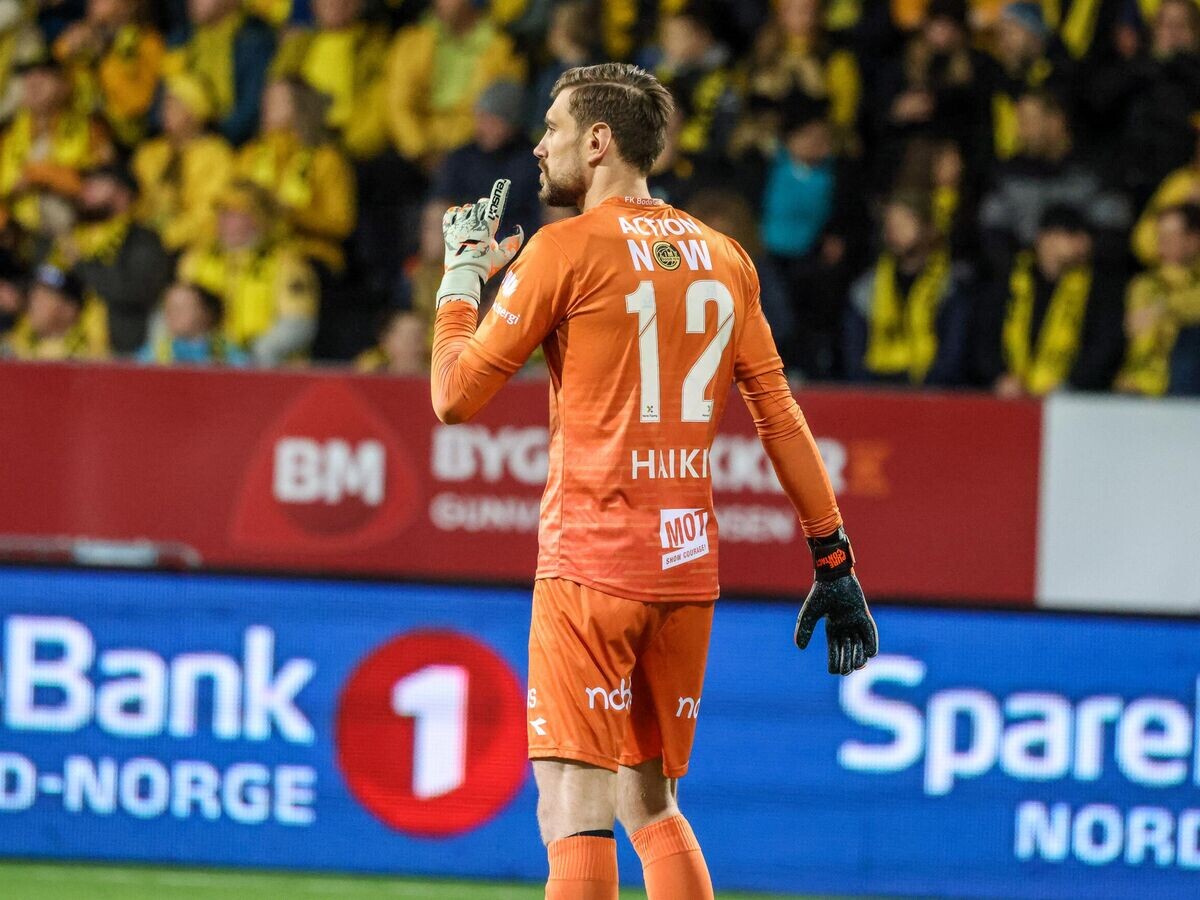    Вратарь "Будё-Глимт" Никита Хайкин© Фото : Пресс-служба "Будё-Глимт"