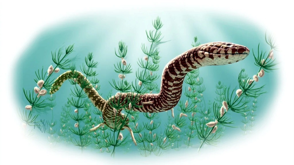 По одной гипотезе, он жил в земле...