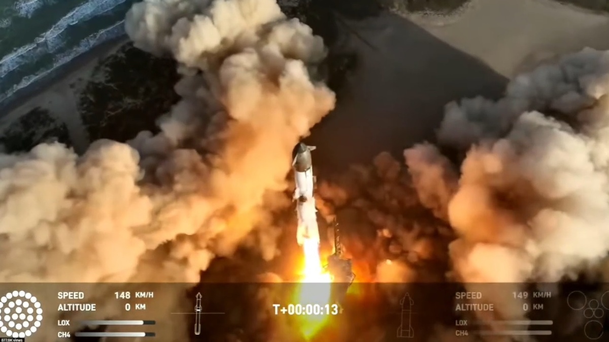 Старт. Space X (c)