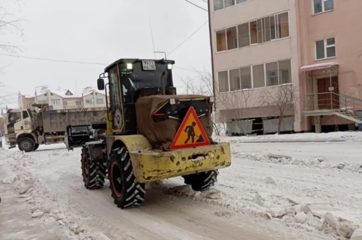    За зиму с улиц Якутска вывезли более 286 тысяч кубометров снега
