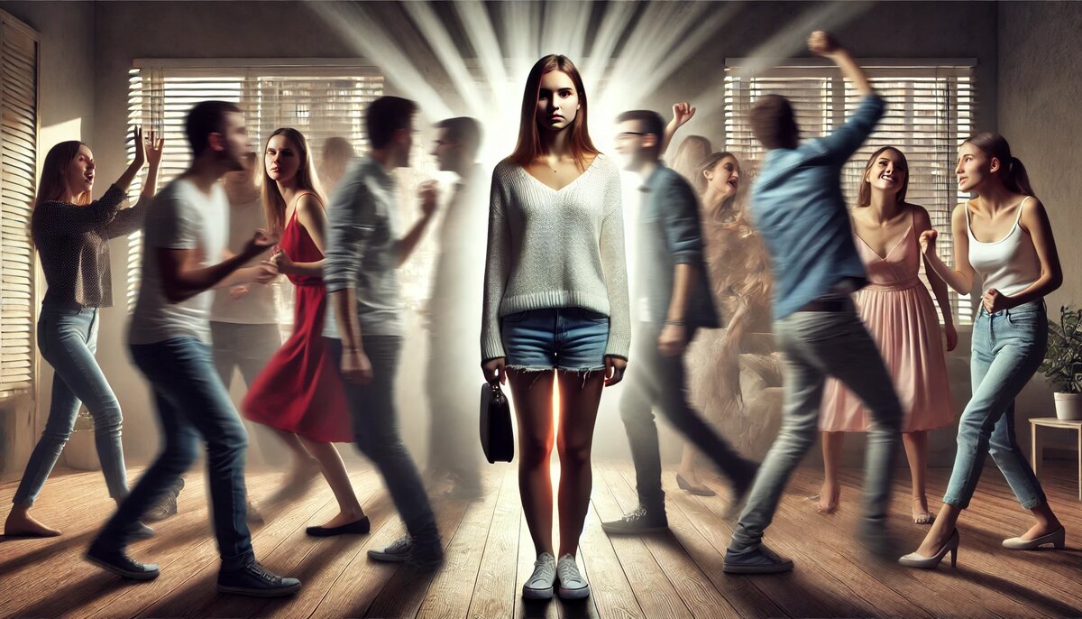 Главная героиня, которая ещё не осознала свою роль в этой истории