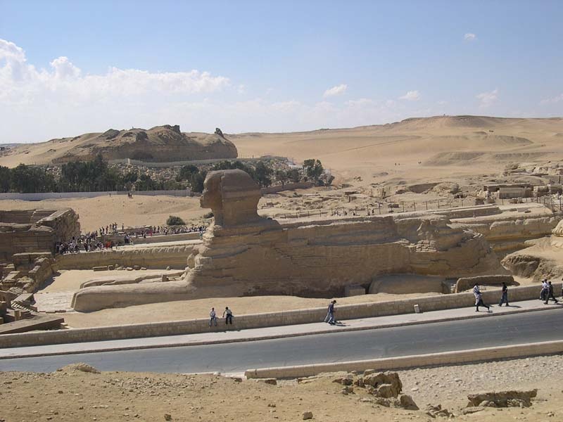 Сфинкс на плато Гиза