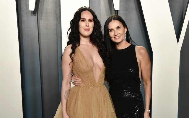    Румер Уиллис и Деми Мур