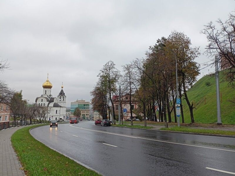 Место, где стоял храм Успения Пресвятой Девы Марии, 2023 год.