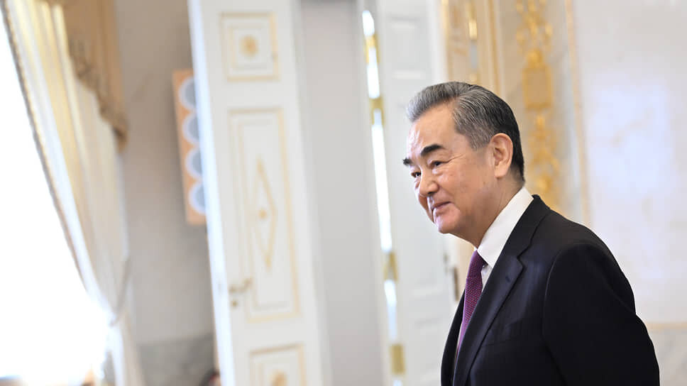 Министр иностранных дел КНР Ван И .📷Фото: Дмитрий Азаров / Коммерсантъ