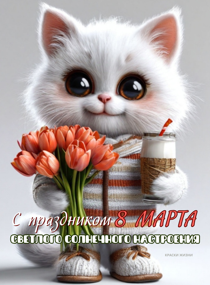 С праздником 8 Марта