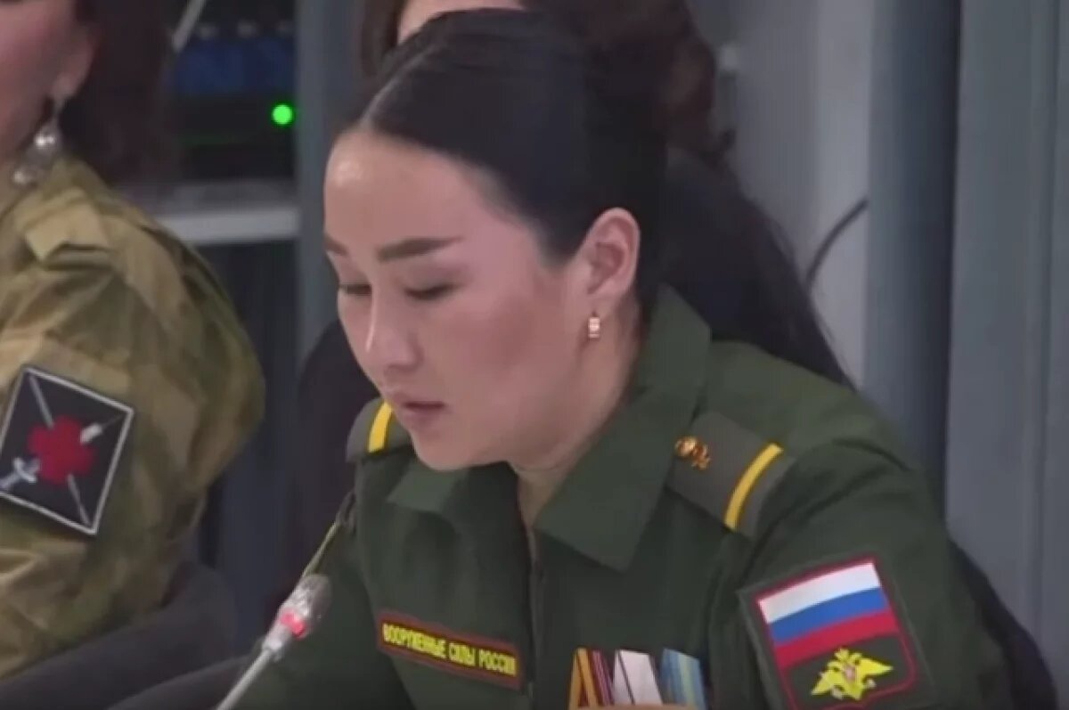    Военный медик и мать трёх детей Айдысмаа Монгуш.