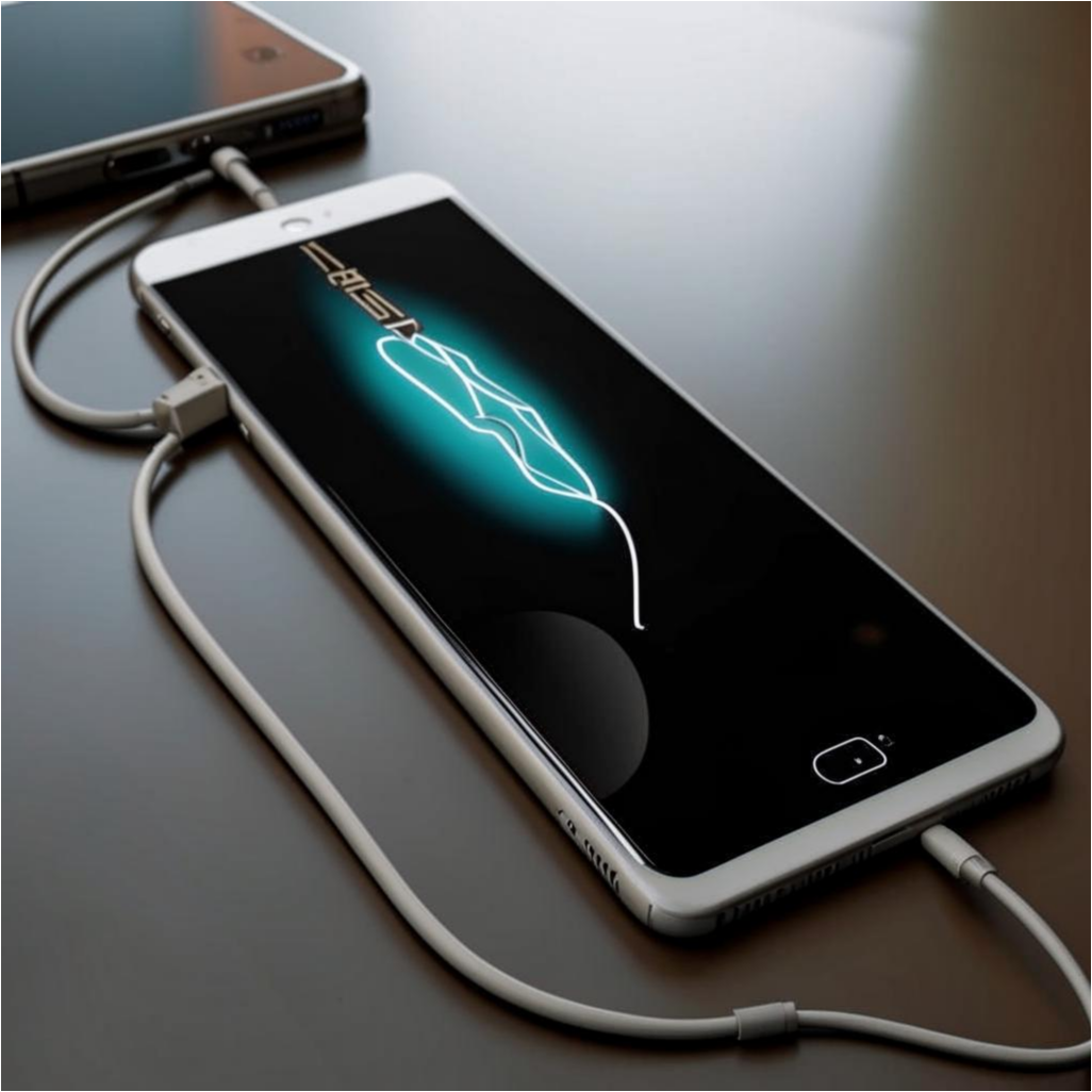 ИИ-FB Смартфон на зарядке