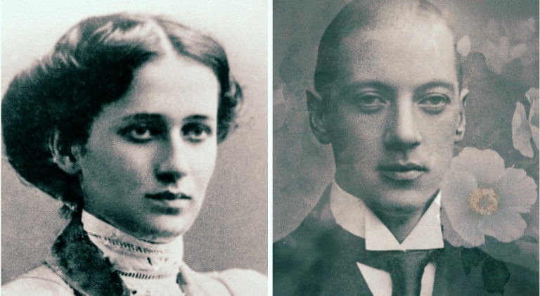 Анна Ахматова и Николай Гумилёв