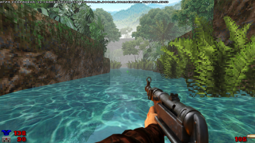 Джунгли и водичка. А там за ними нацисты и древние кровожадные боги.