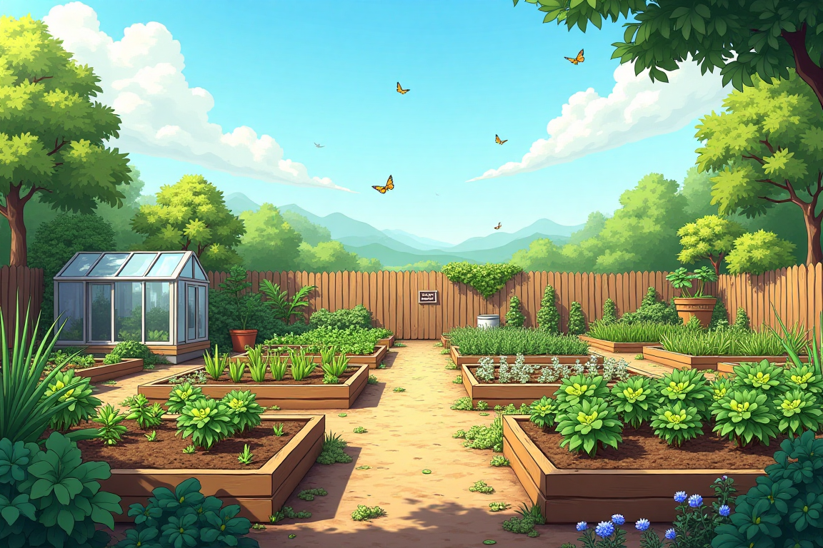 Идеальный участок для сада и огорода