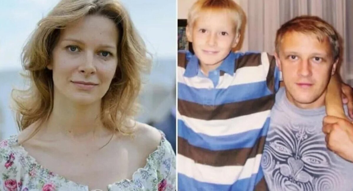 Александра Флоринская, Сергей Горобченко со старшим сыном Глебом