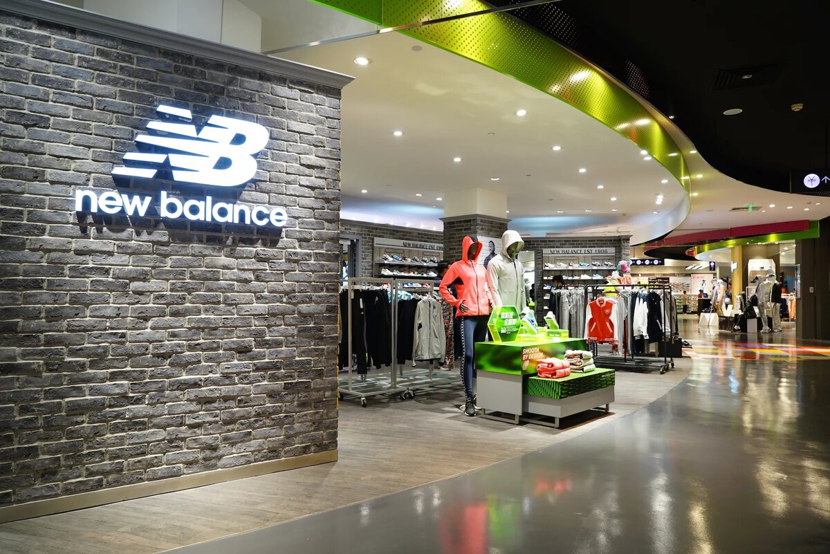 Отдел NEW BALANCE в Азии.