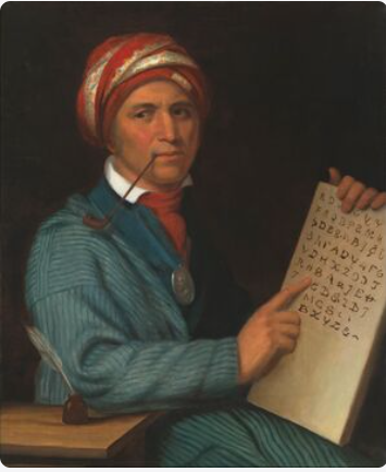 Автор письменности чероки, Секвойя. Около 1830 года