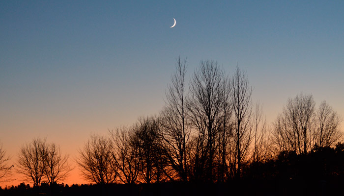 Девушки просили молодой месяц помочь с замужеством. Фото: wallhere.com