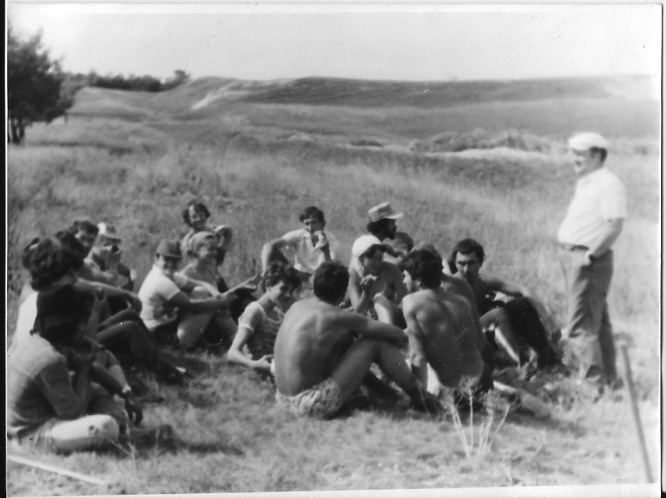 Завтрак на раскопе.