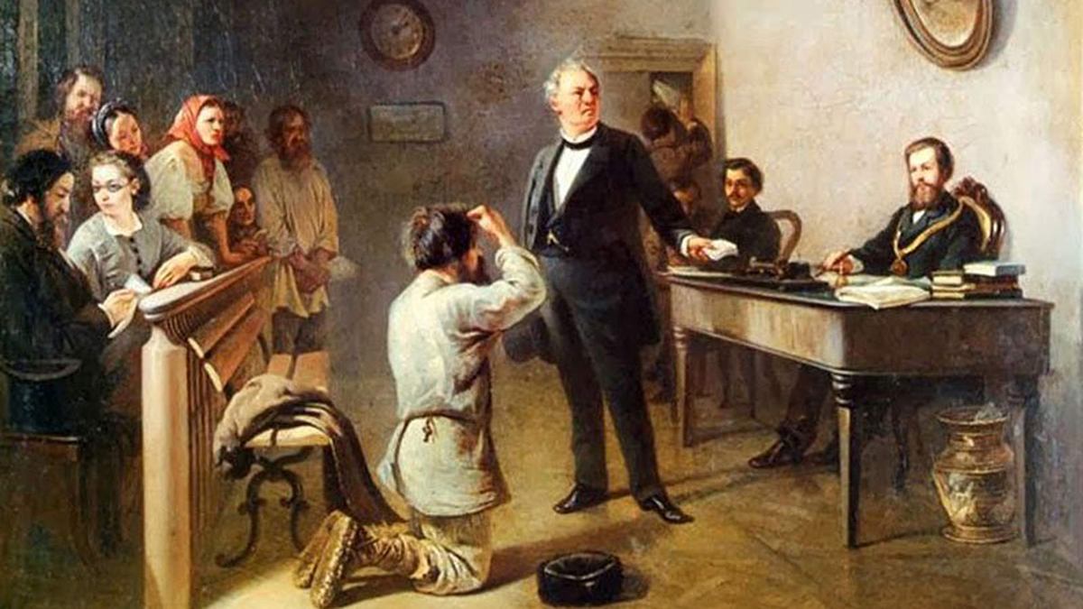 А. Волков "В суде"