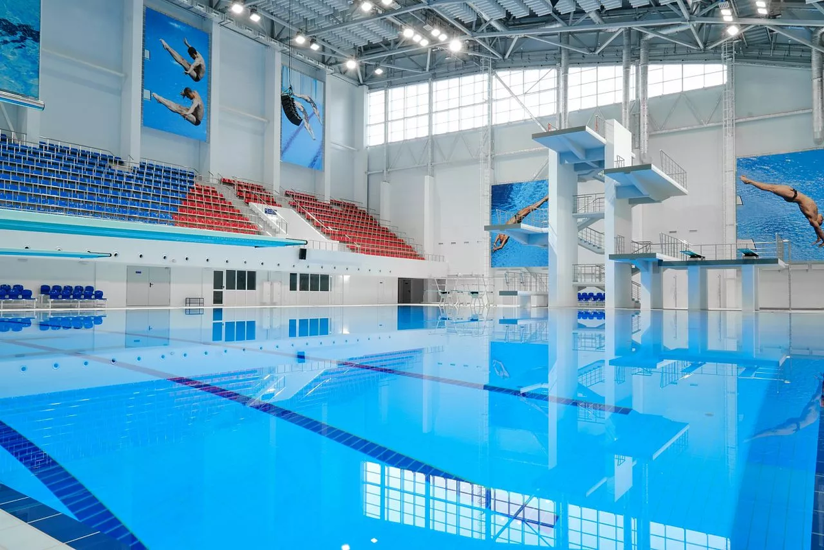 Водоподготовка воды BWT в бассейнах Дворца Водных Видов Спорта в Краснодаре