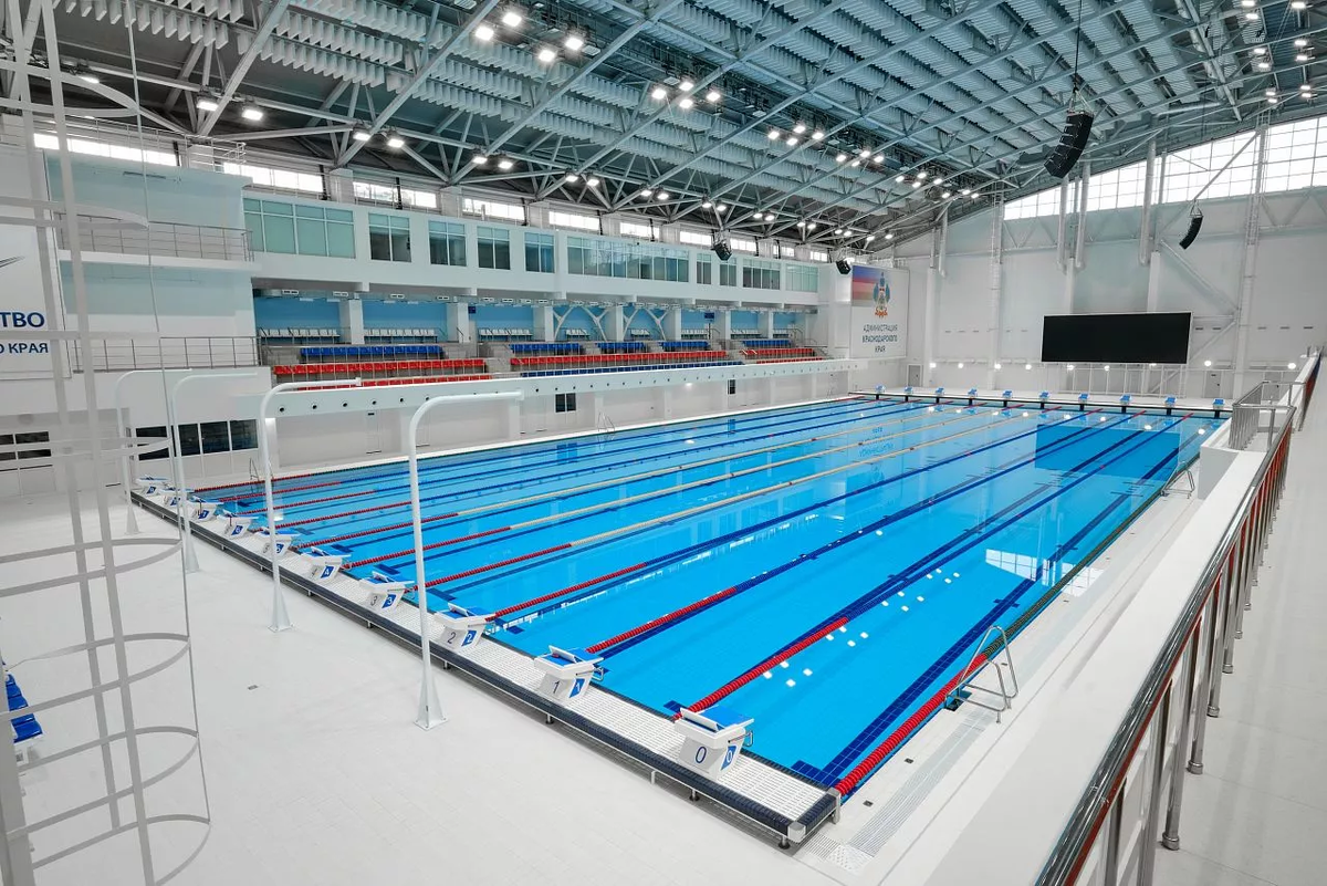 Водоподготовка воды BWT в бассейнах Дворца Водных Видов Спорта в Краснодаре