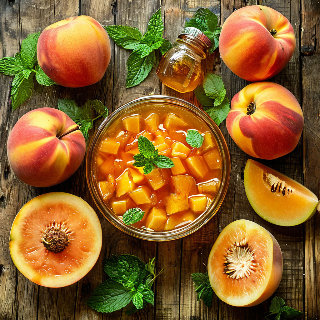 Нежное варенье из дыни с персиками: аромат лета в каждой баночке!
