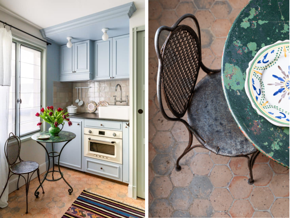 Крохотная кухня с мини-столом