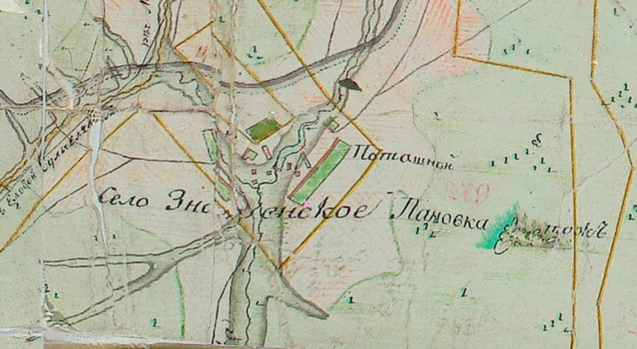 Карта части Лаишевского уезда 1793