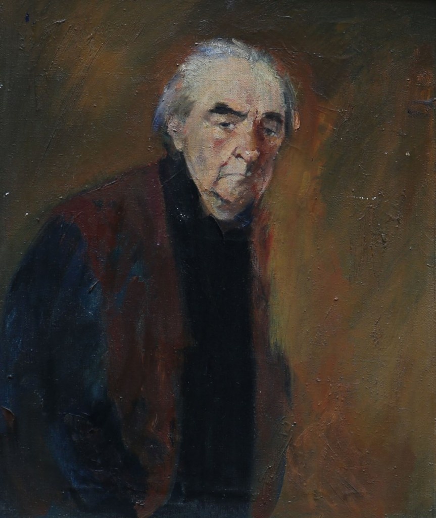 В.Метик "Портрет Евгения Лебедева" х.,м.,1978г. Собрание МВЦ "Петербургский художник"