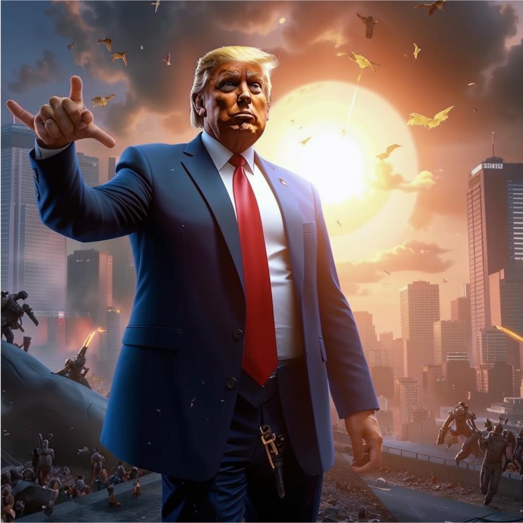 Трамп спасает мир по мнению нейросети.