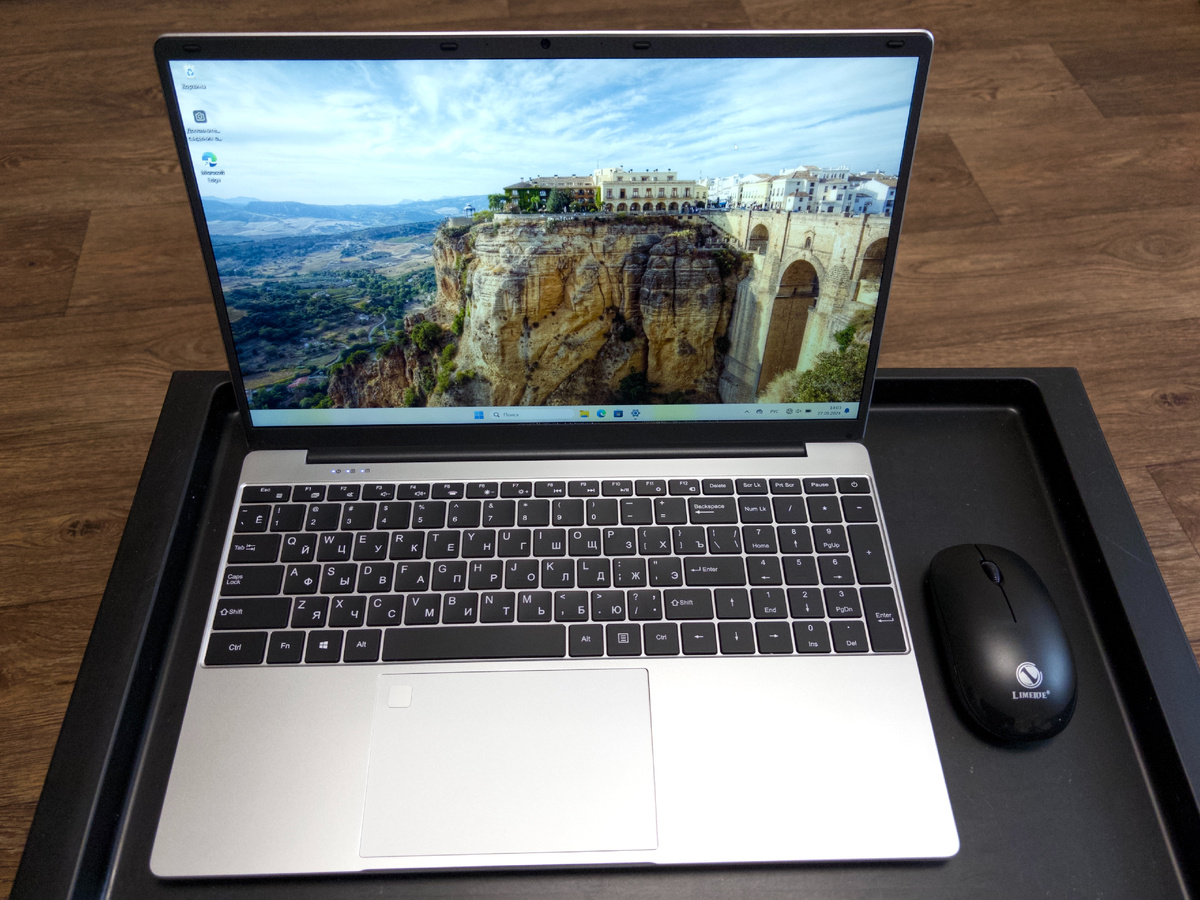 Ноутбук 15.6" Intel Celeron N5095, 16 GB RAM, 512GB SSD
