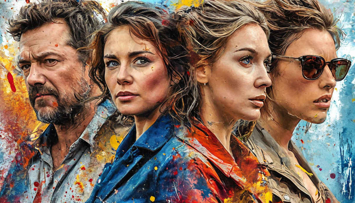 Акварельный микс из сериалов.