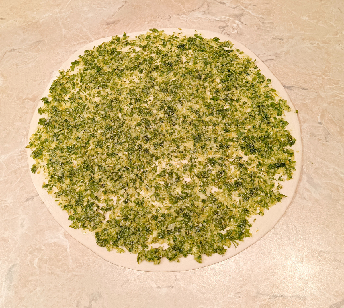 Тесто с начинкой