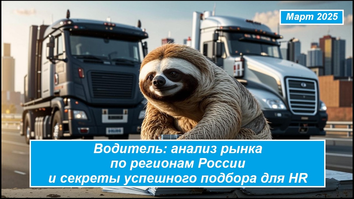 Водитель: анализ рынка по регионам России и секреты успешного подбора для HR