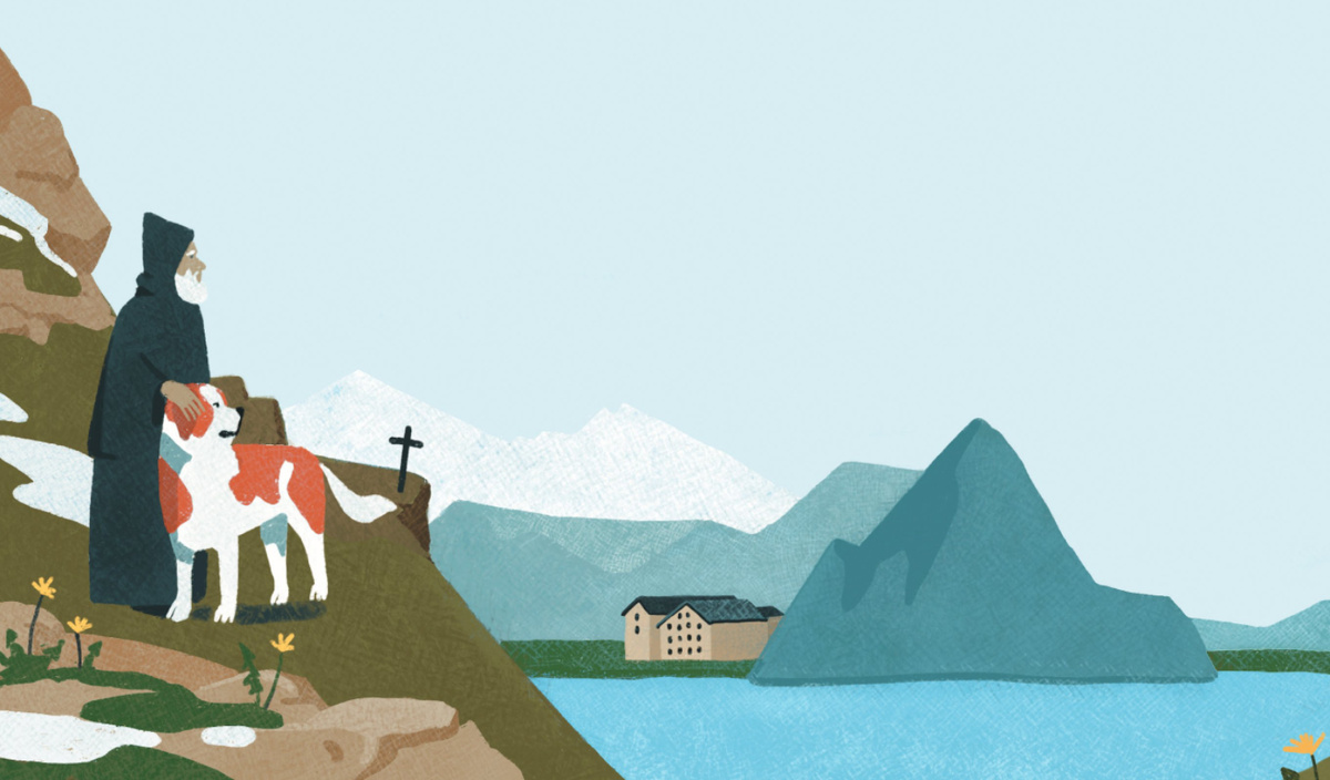 Иллюстрация Анны Сладковой к книге Ирины Голицыной «Знаменитые животные».