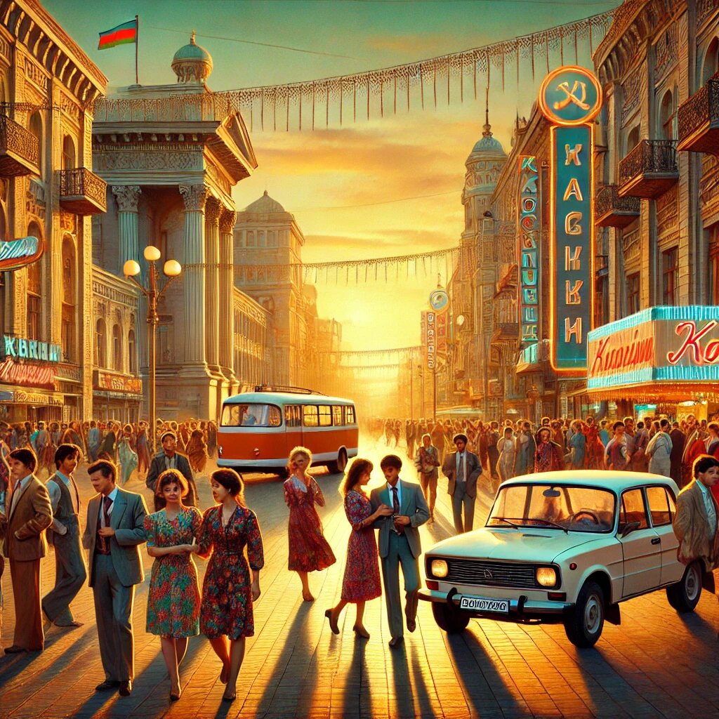 Так видит Ташкент 70- х одна из самых популярных нейросетей))))