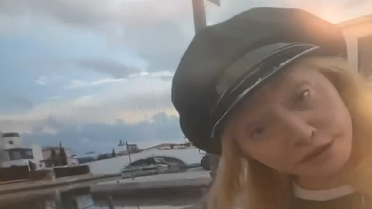 Алла Пугачева на Кипре. Фото: стоп-кадр видео НТВ