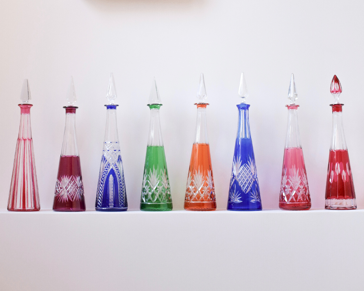 Графины антикварные, Saint-Louis, хрусталь, XIX век