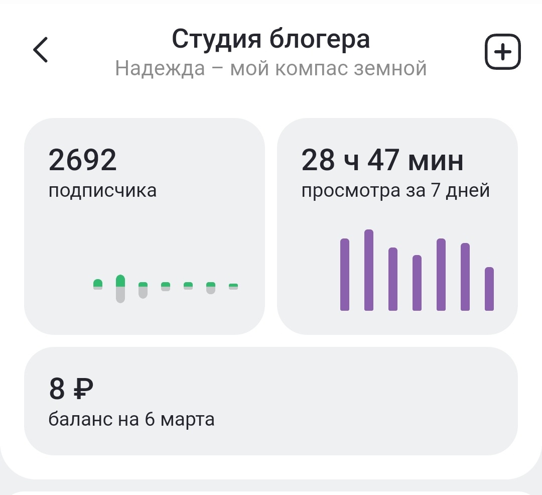 Скрин автора канала