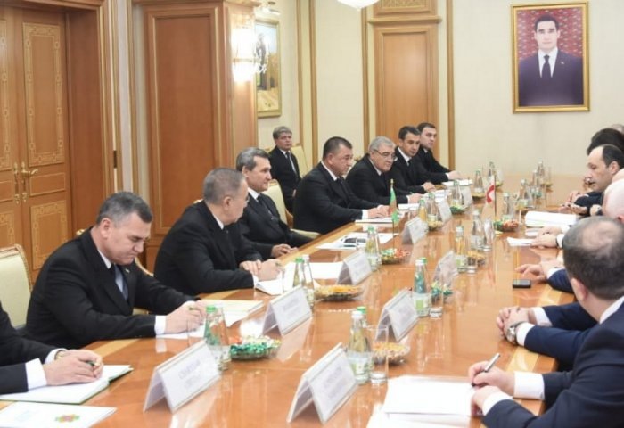 Встреча Рашида Мередова с Макой Ботчоришвили, 7 марта, 2025 г., Ашхабад, Туркменистан (Фото: mfa.gov.tm)