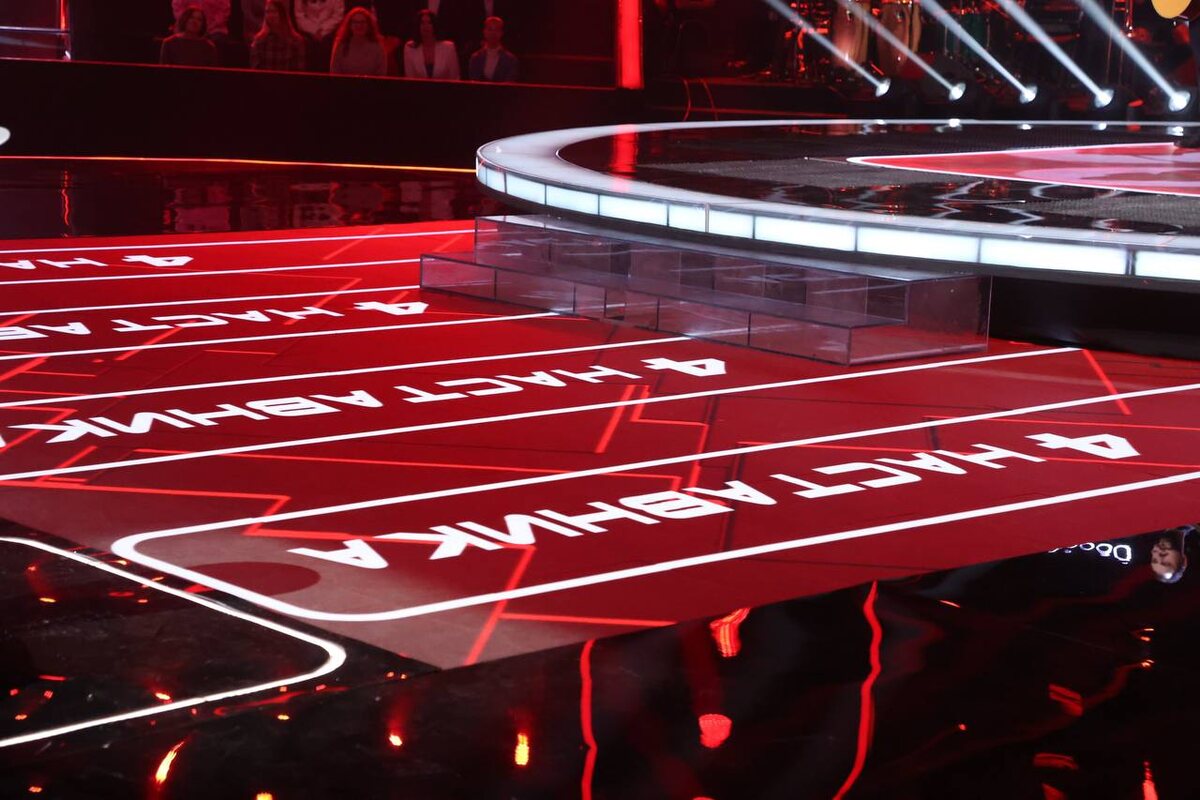 Кадр из шоу "Голос", Первый канал