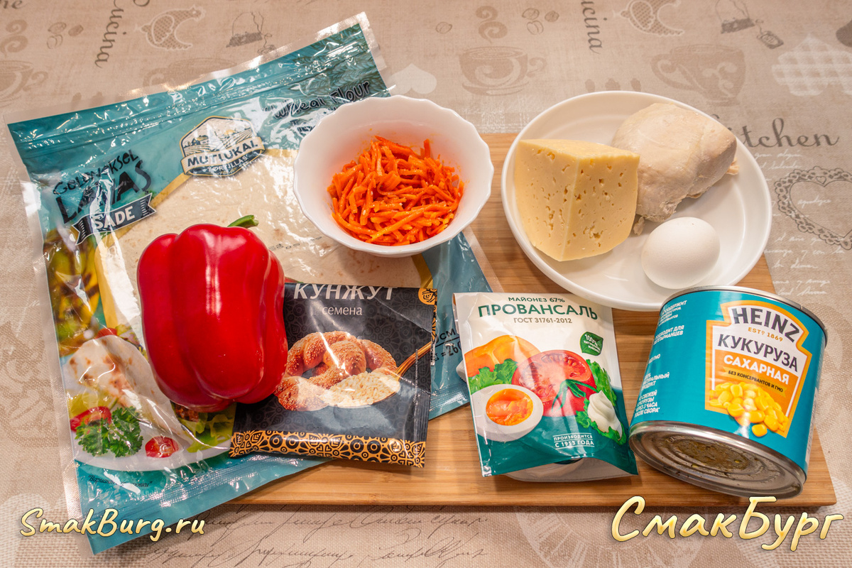 Простые и сочные ингредиенты для порционной праздничной закуски